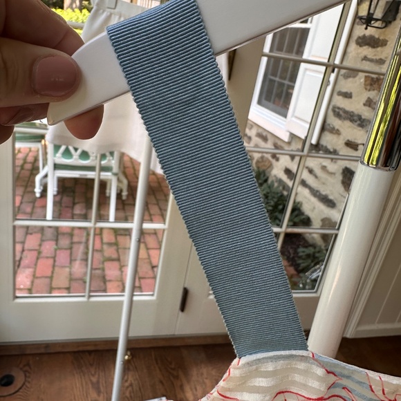 Paul & Joe Sister White Blue Red Floral Peplum Tank Top Size Small - Picture 8 of 8